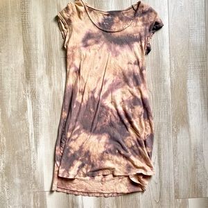 Tie dye t shirt dress